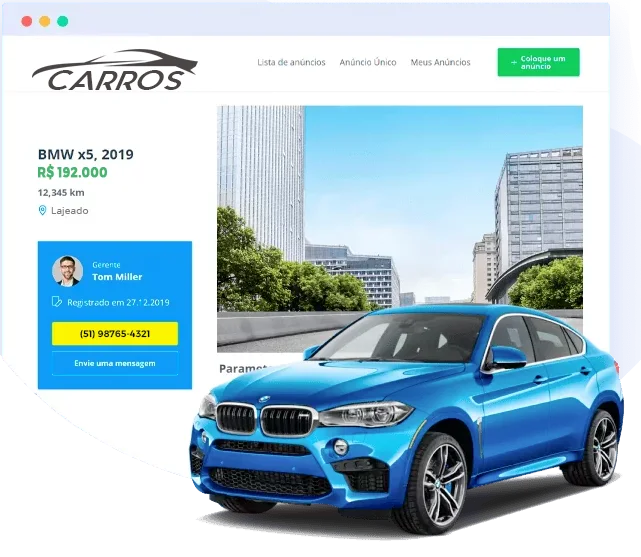 Site para Revenda de Veículos
